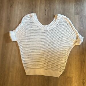 White knit top
